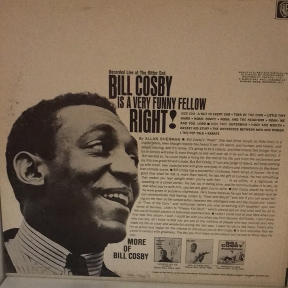 Bill Cosby Is a Very Funny Fellow vintage vinyl album 1963 comedy - Picture 2 of 4